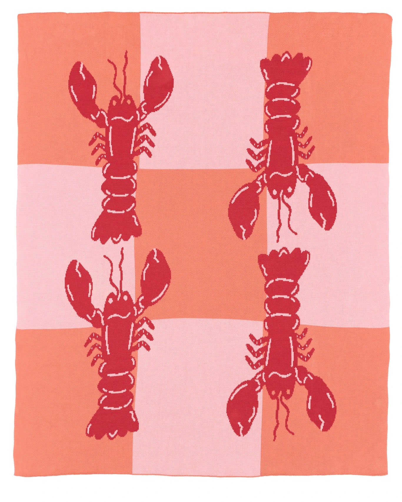 Lobster Tile Throw Blanket-zoom-10