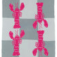 Lobster Tile Throw Blanket