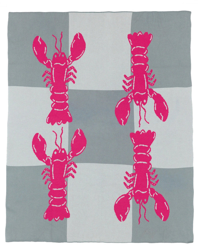 Lobster Tile Throw Blanket-zoom-