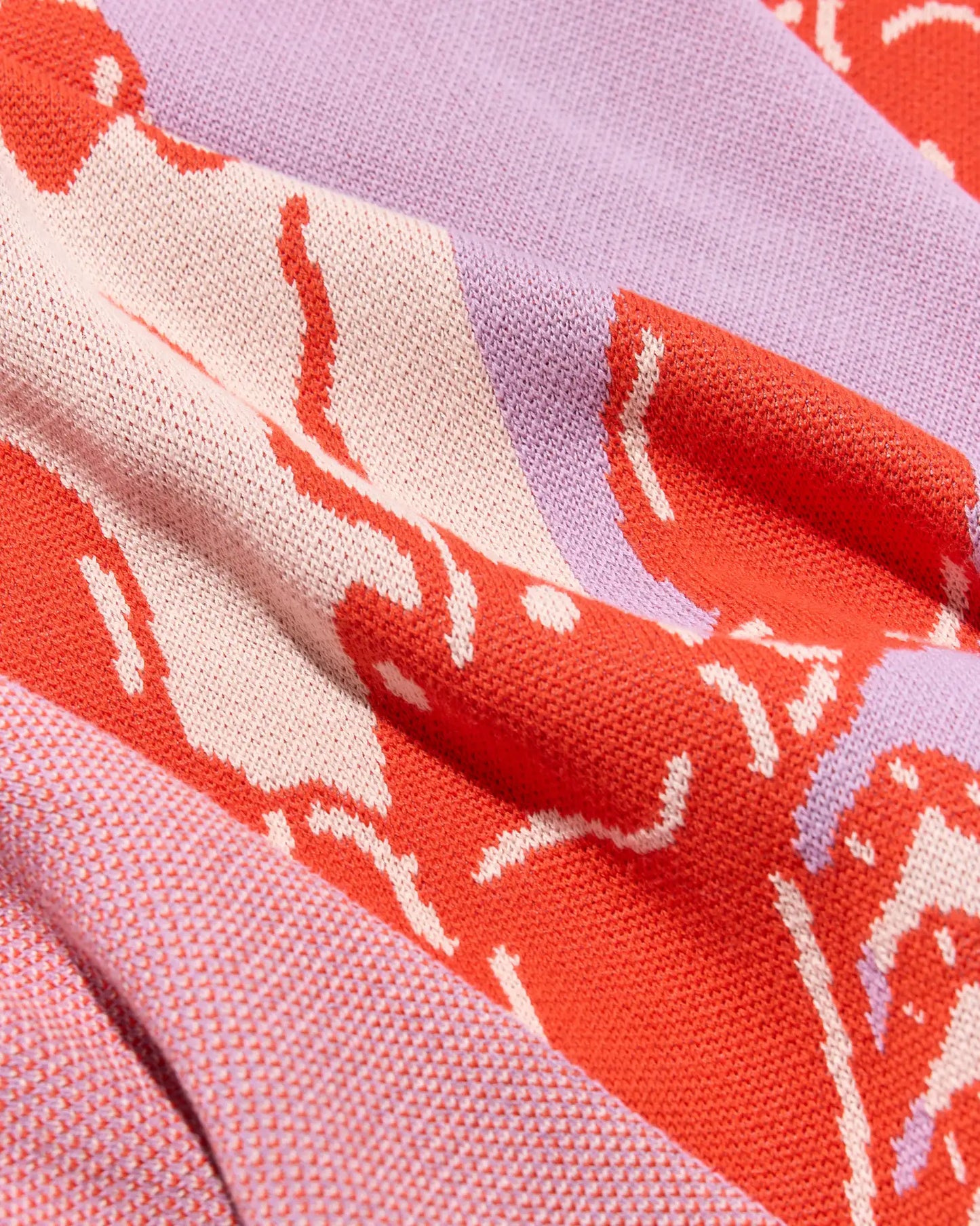 Lobster Tile Throw Blanket