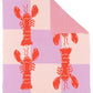 Lobster Tile Throw Blanket