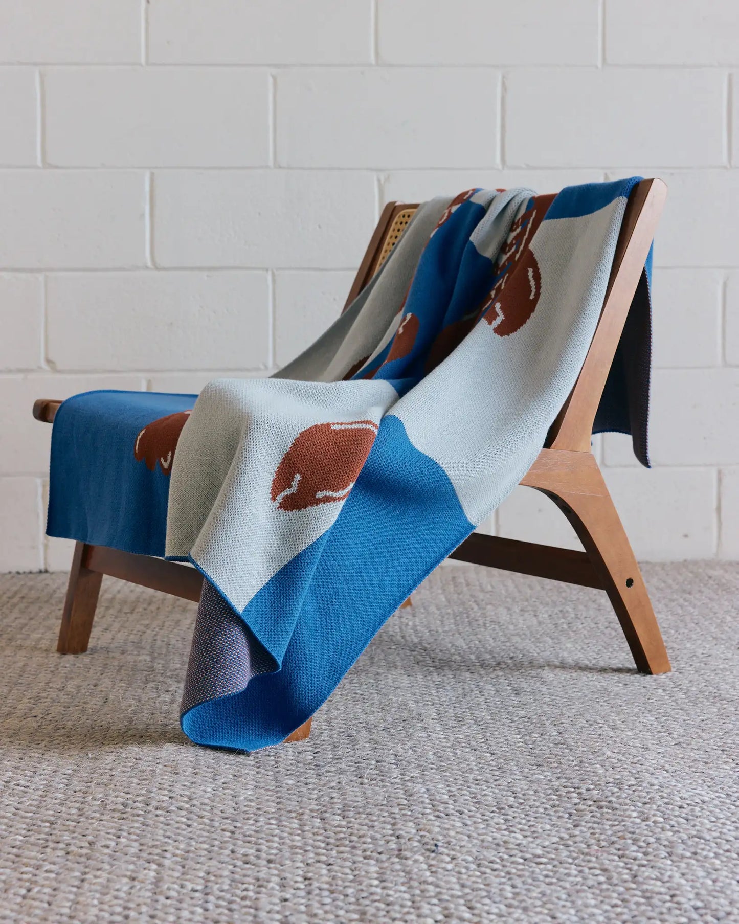 Lobster Tile Throw Blanket