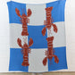 Lobster Tile Throw Blanket