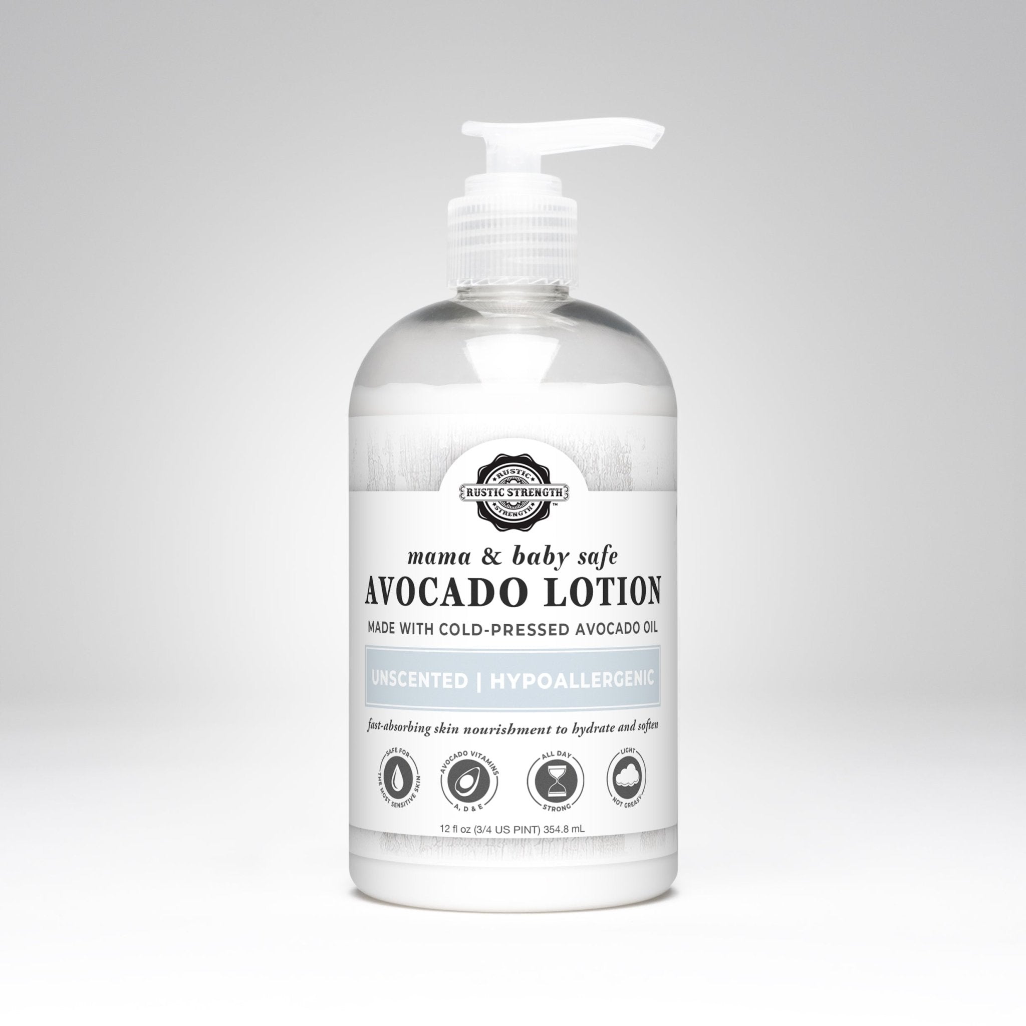 Avocado Lotion | Mama + Baby Safe - Aware House - Rustic Strength - 