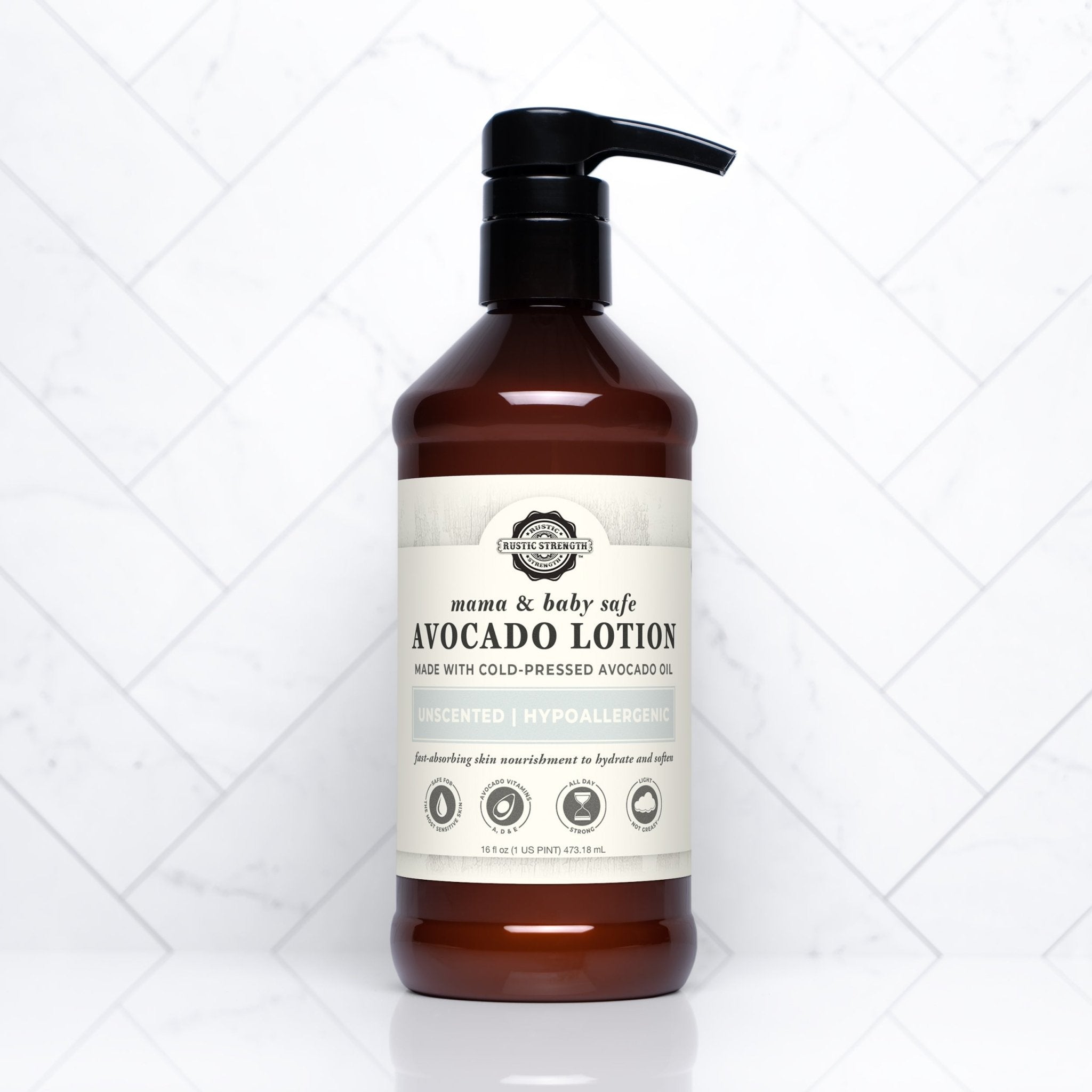 Avocado Lotion | Mama + Baby Safe - Aware House - Rustic Strength - 