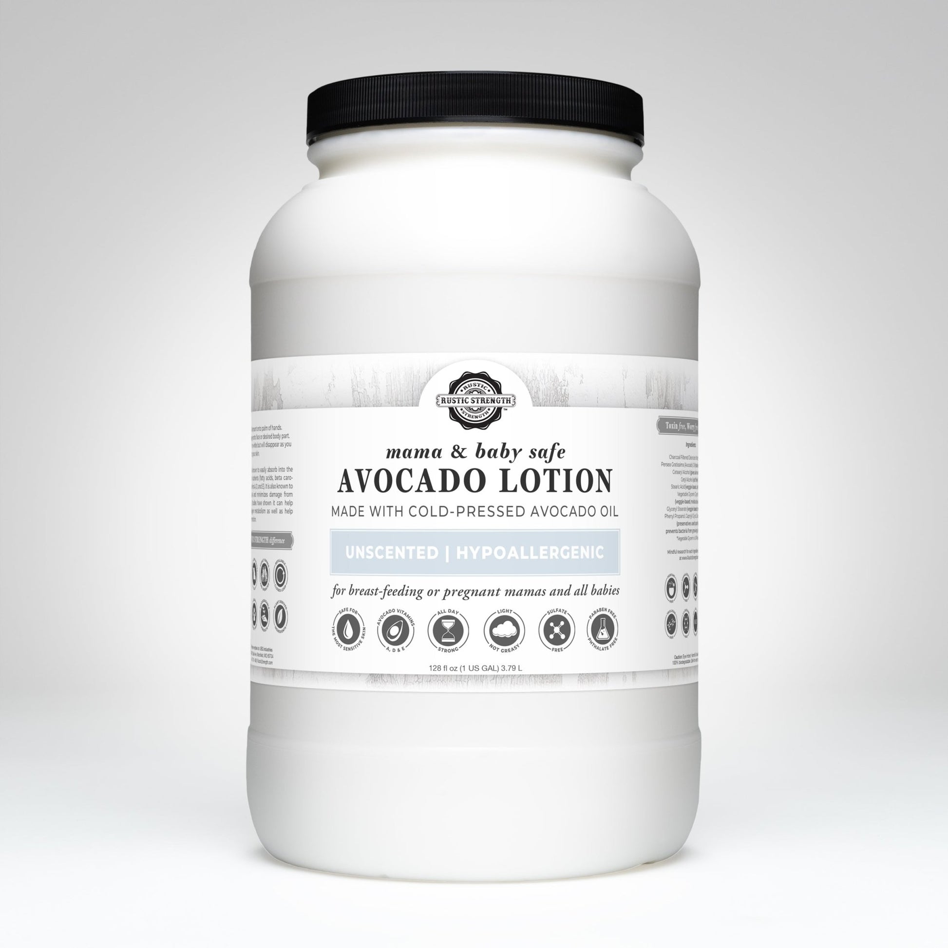 Avocado Lotion | Mama + Baby Safe - Aware House - Rustic Strength - 