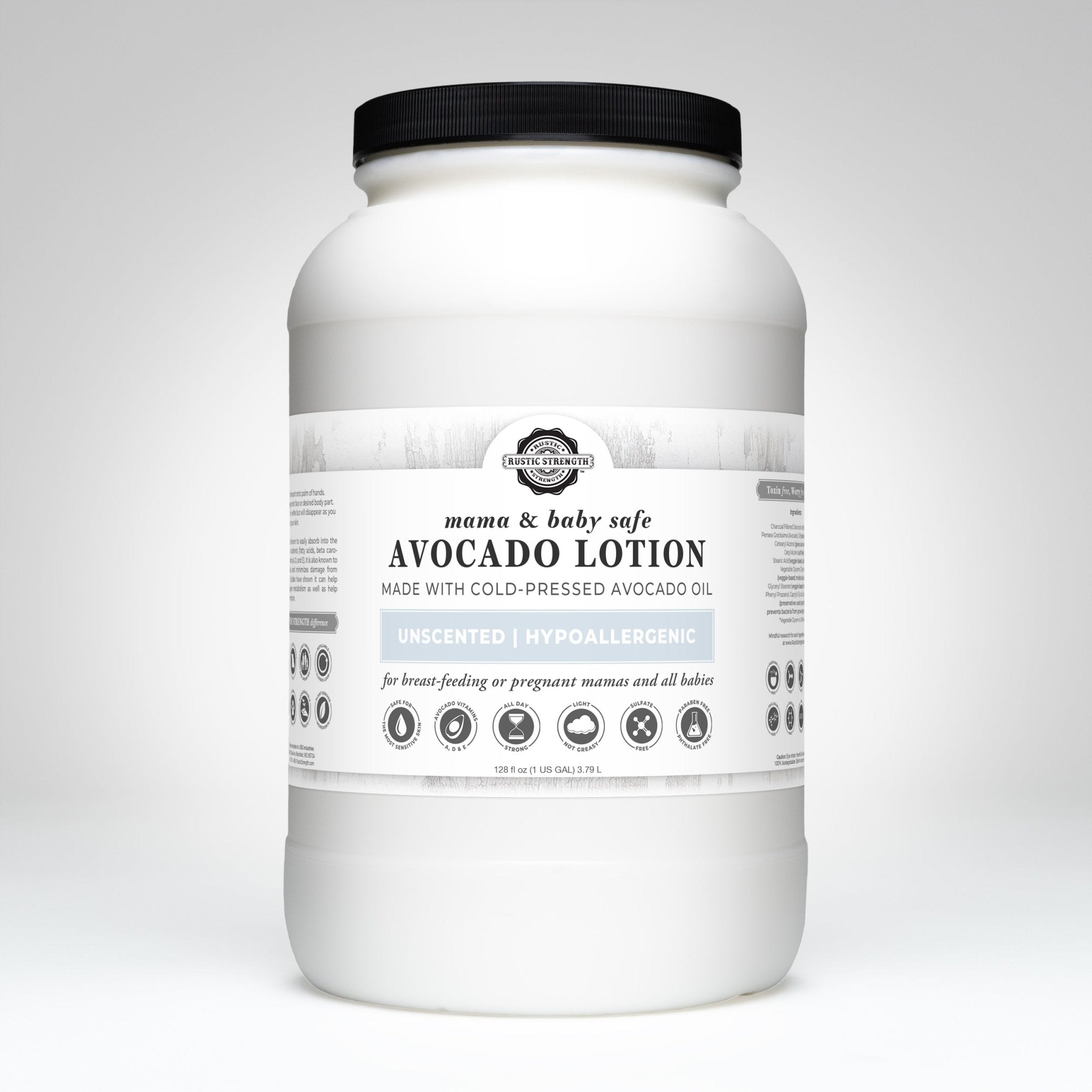 Avocado Lotion | Mama + Baby Safe - Aware House - Rustic Strength - 