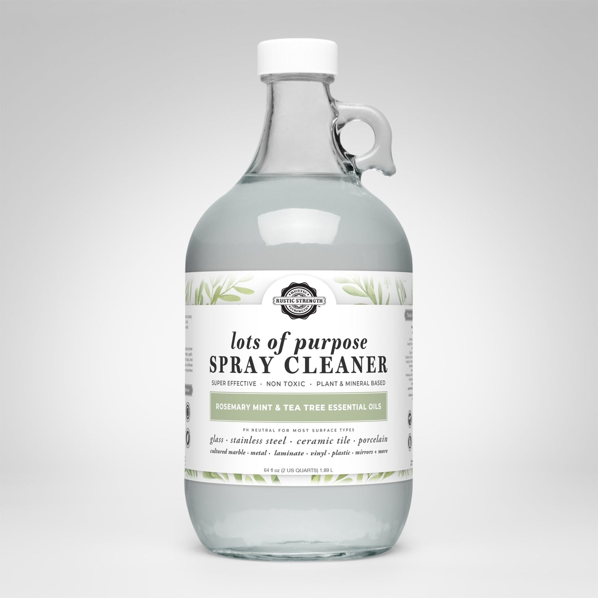 Lots of Purpose Spray Cleaner | Rosemary, Mint & Tea Tree - Aware House - Rustic Strength -