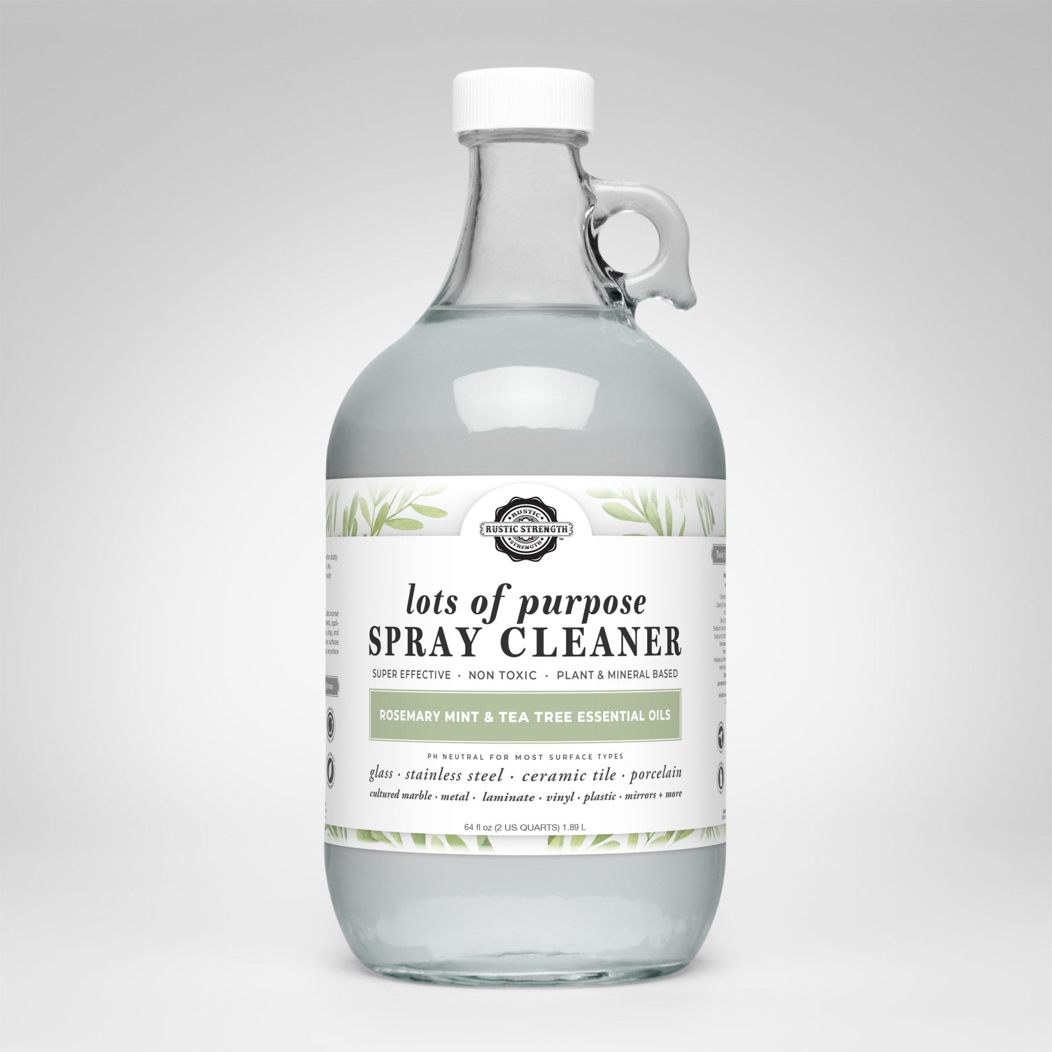 Lots of Purpose Spray Cleaner | Rosemary, Mint & Tea Tree - Aware House - Rustic Strength -