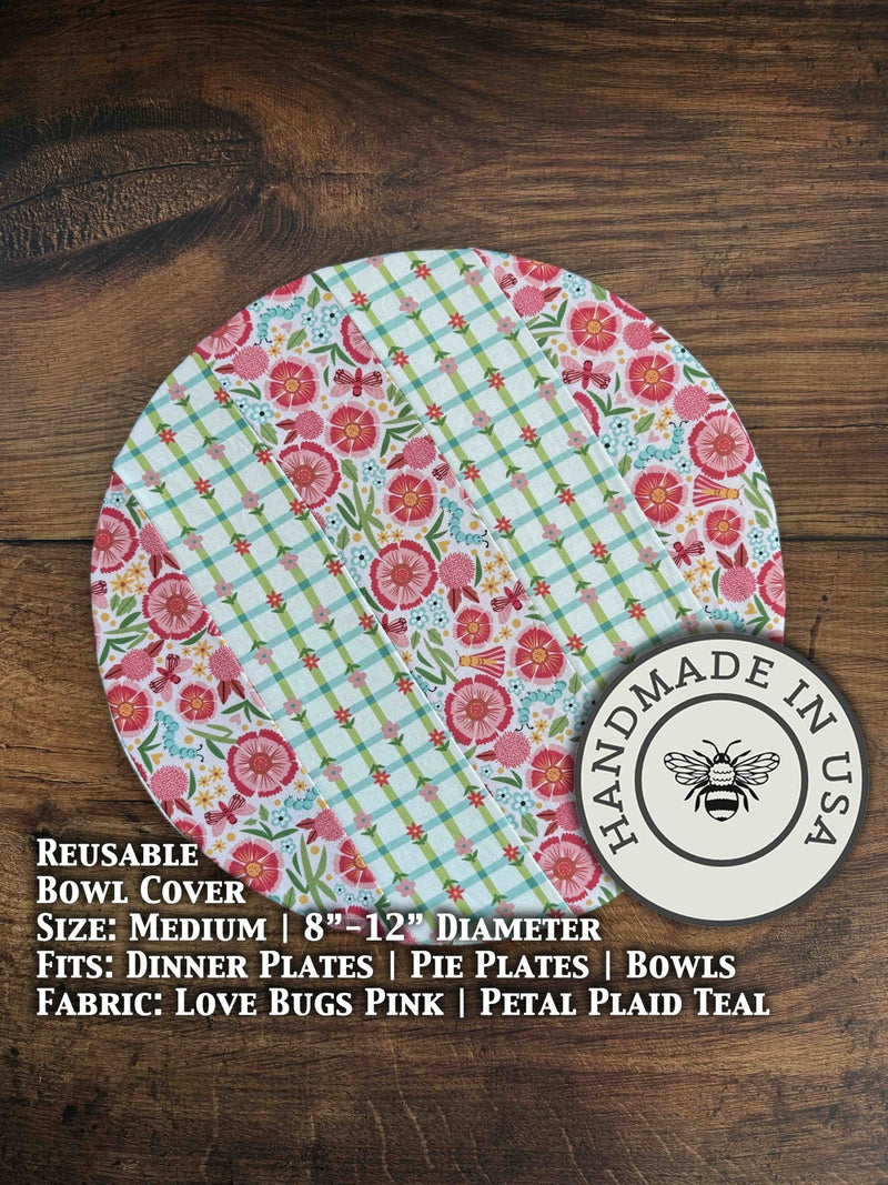 Medium Reusable Cotton Bowl & Banneton Cover | Eco-Friendly Kitchen Cover-zoom-