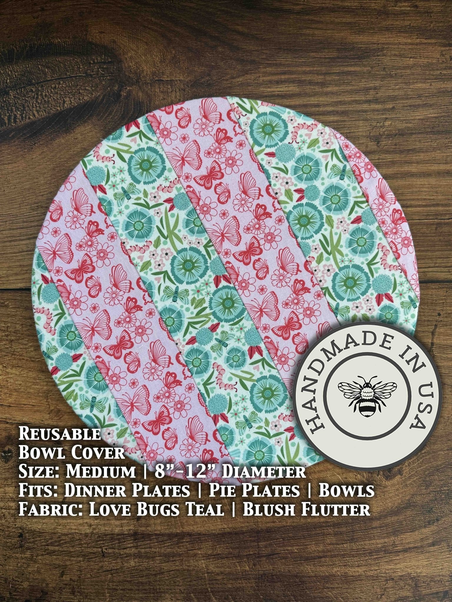 Medium Reusable Cotton Bowl & Banneton Cover | Eco-Friendly Kitchen Cover - Aware House - Five Oaks Farm -