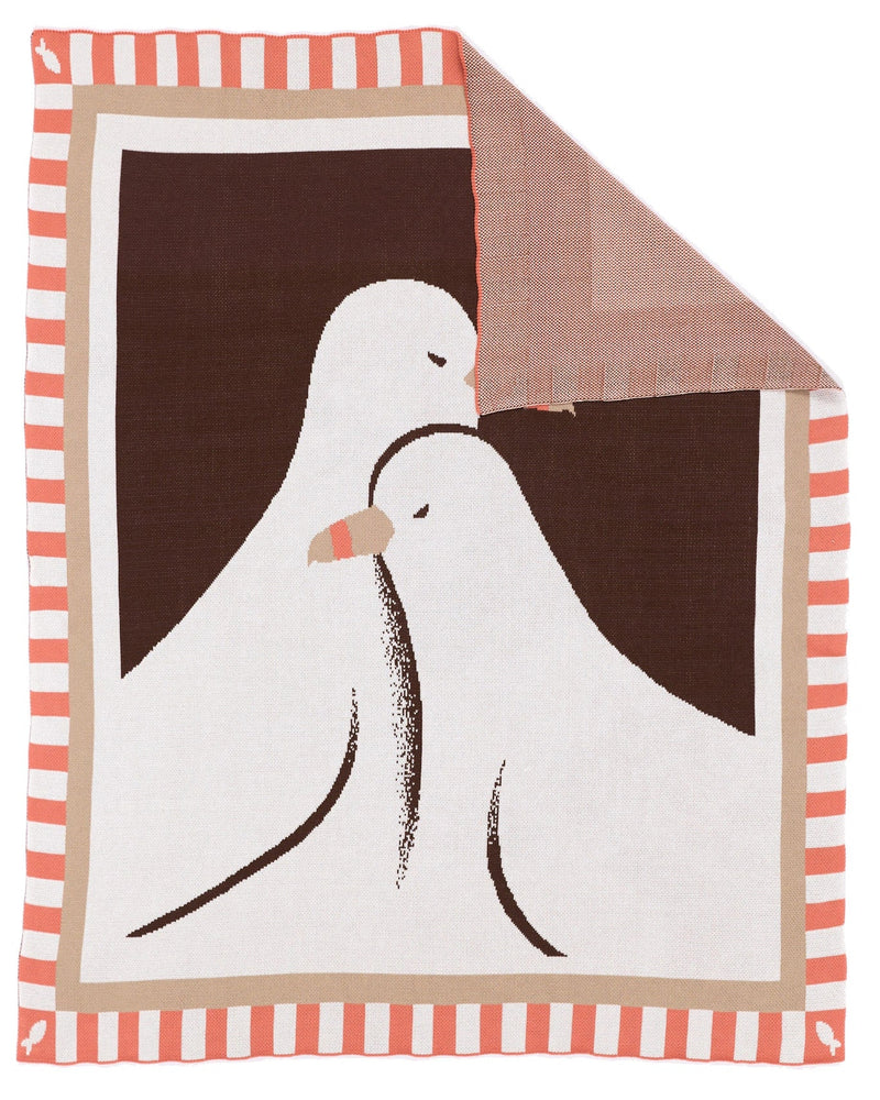 Lovebirds Throw Blanket-zoom-