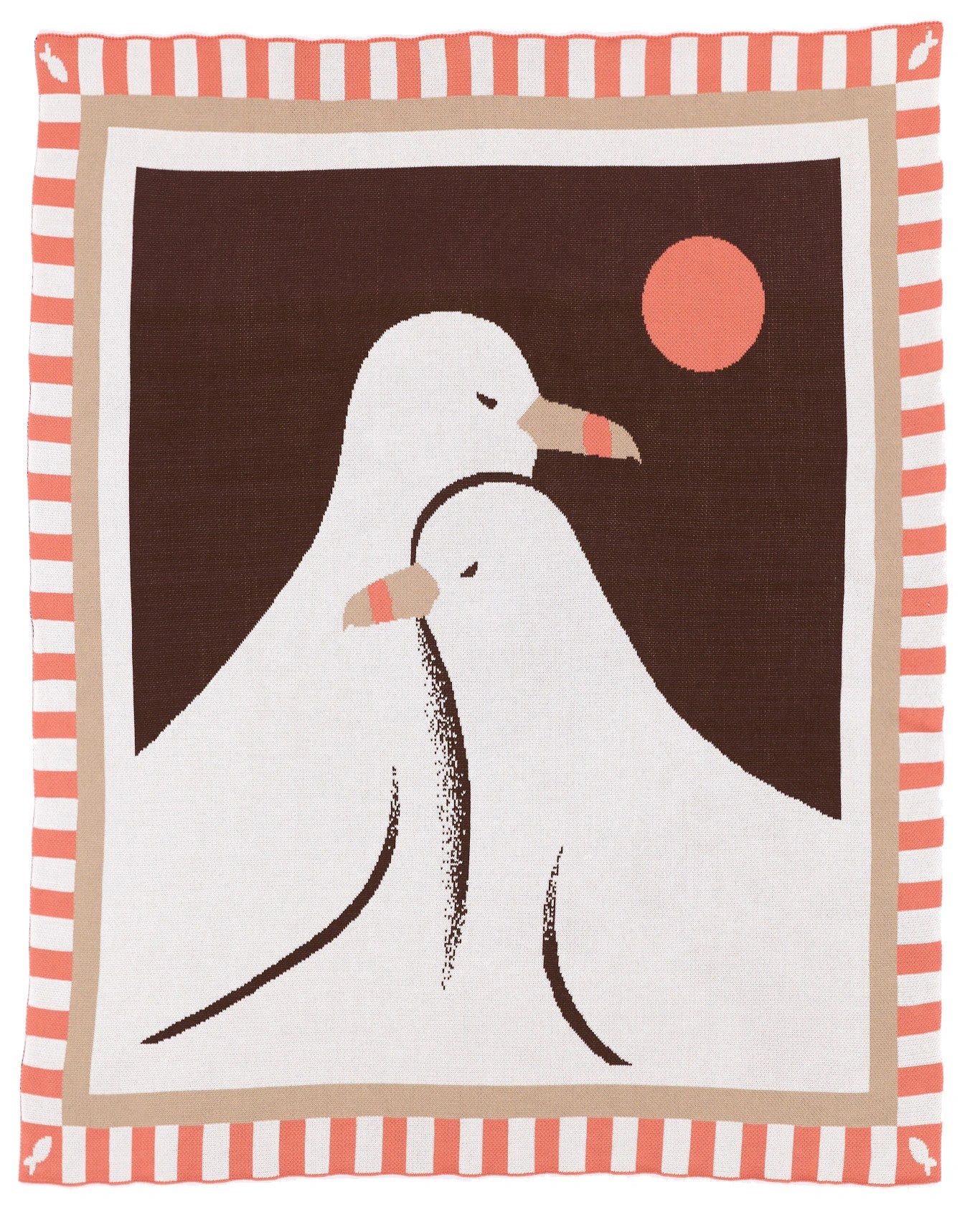 Lovebirds Throw Blanket