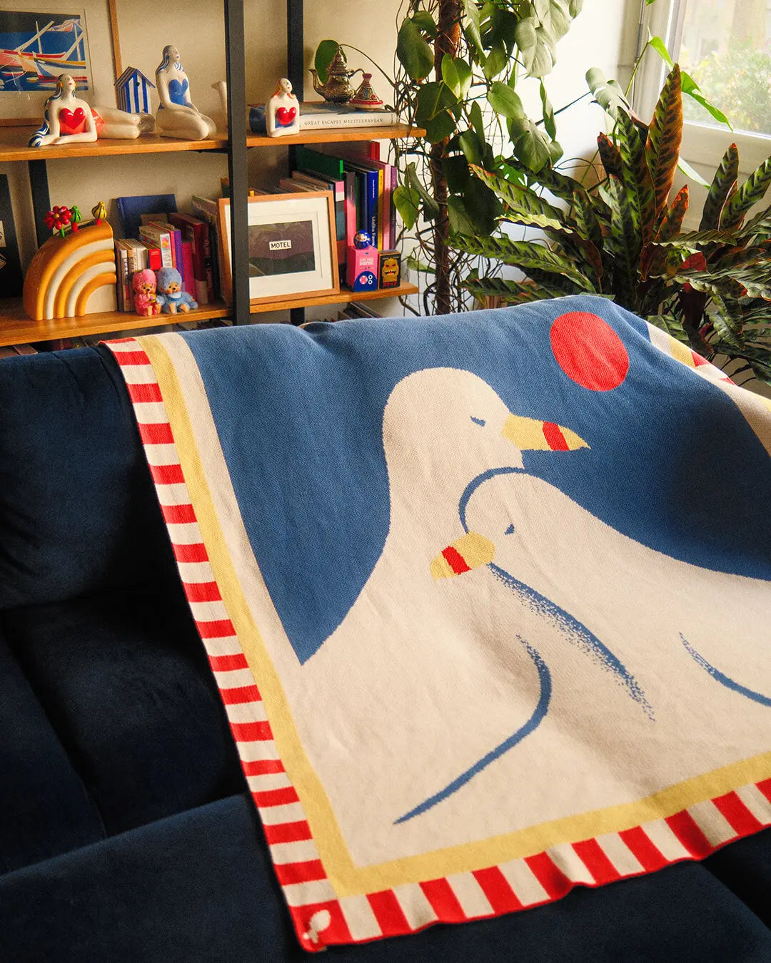 Lovebirds Throw Blanket