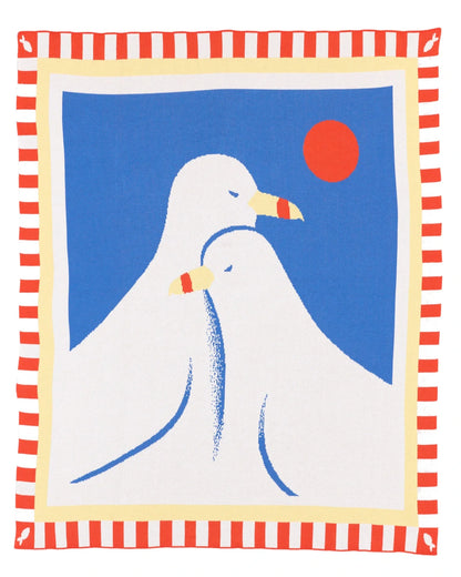 Lovebirds Throw Blanket