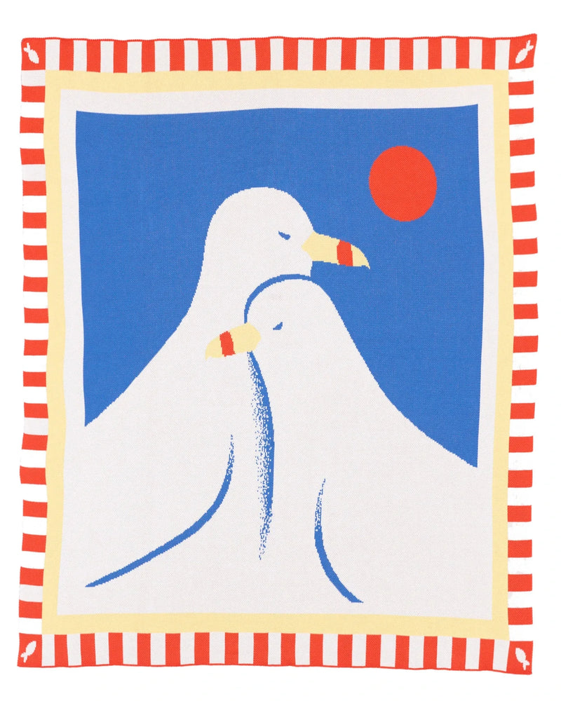 Lovebirds Throw Blanket-zoom-