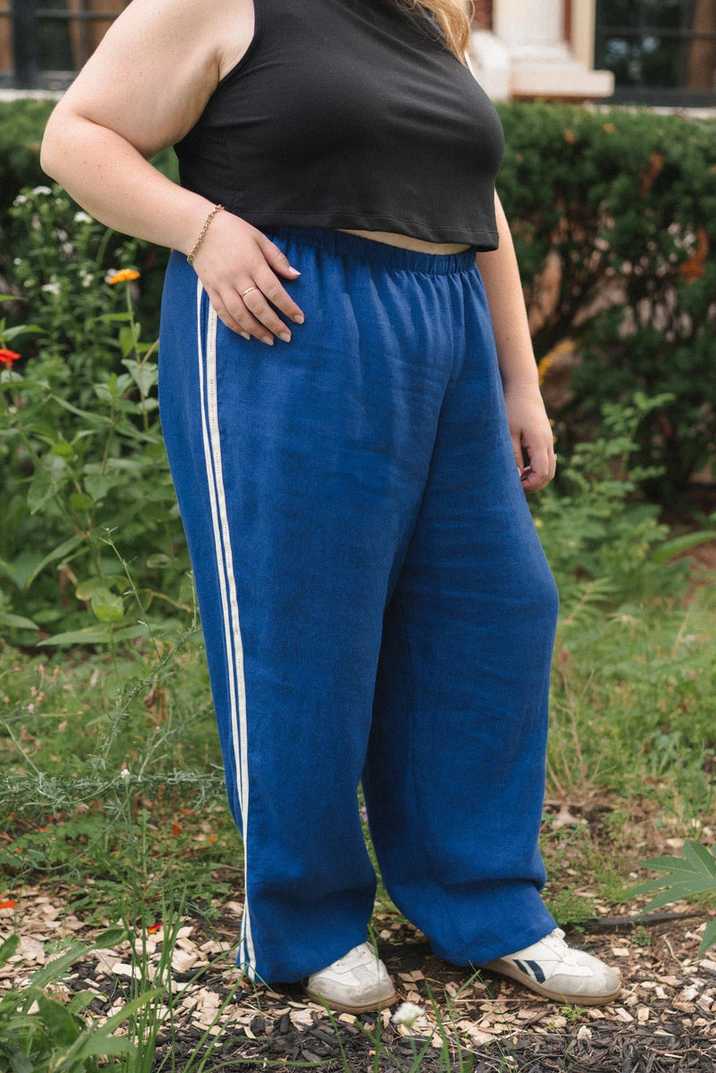 Jove Pants in Kingfisher Blue-zoom-