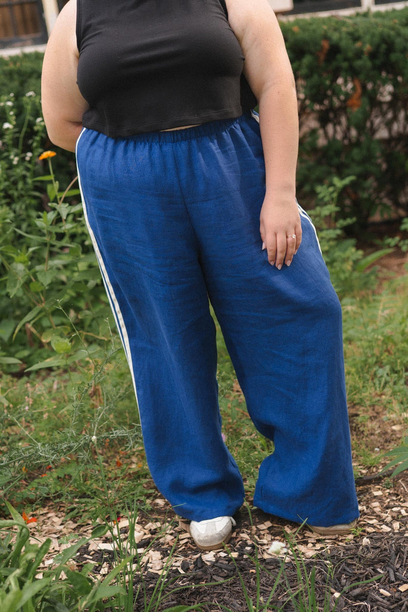 Jove Pants in Kingfisher Blue-zoom-