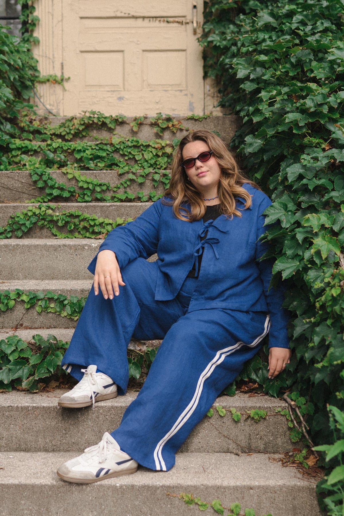 Jove Pants in Kingfisher Blue-zoom-2