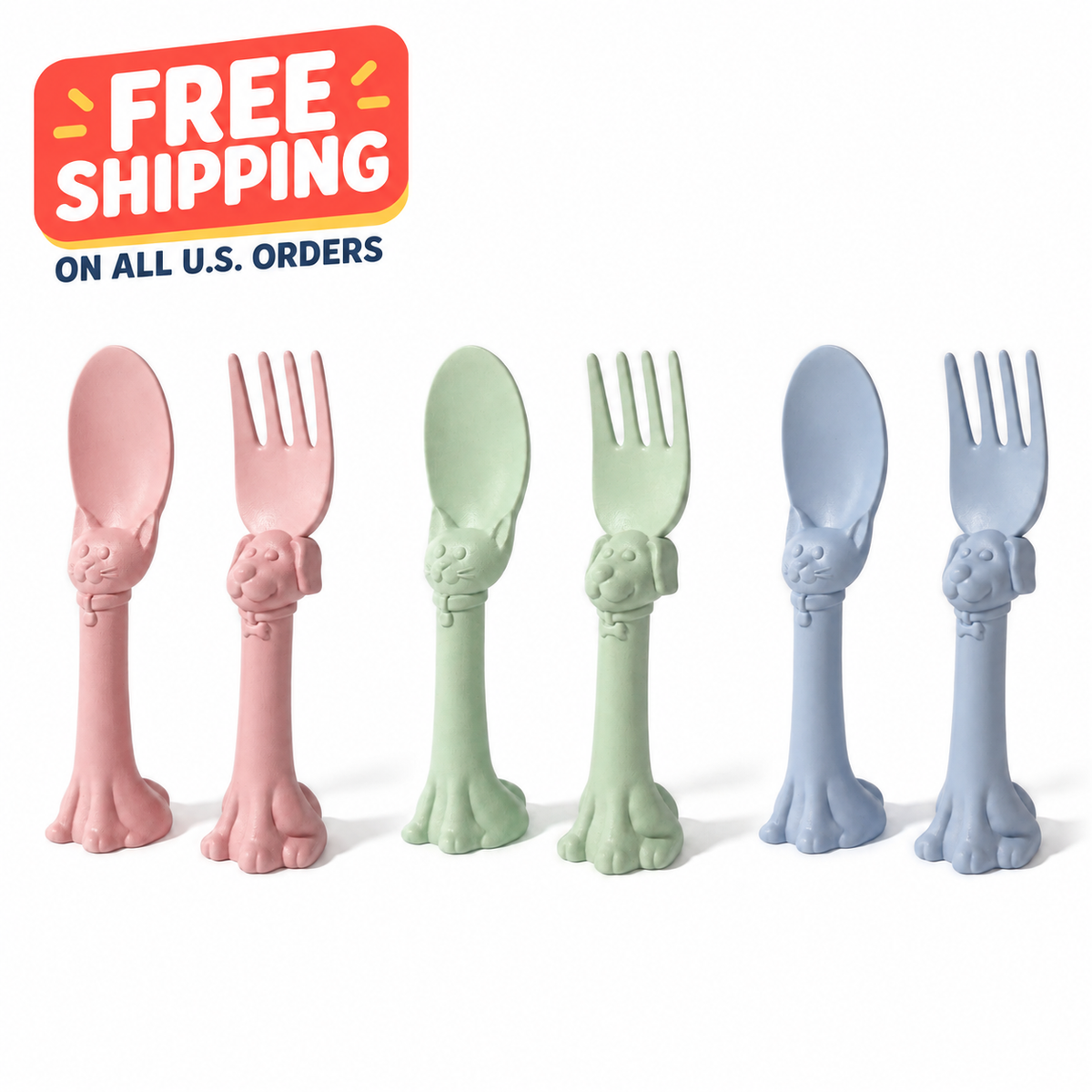 Spoon la la Toddler Utensils — 6 Pack-zoom-32