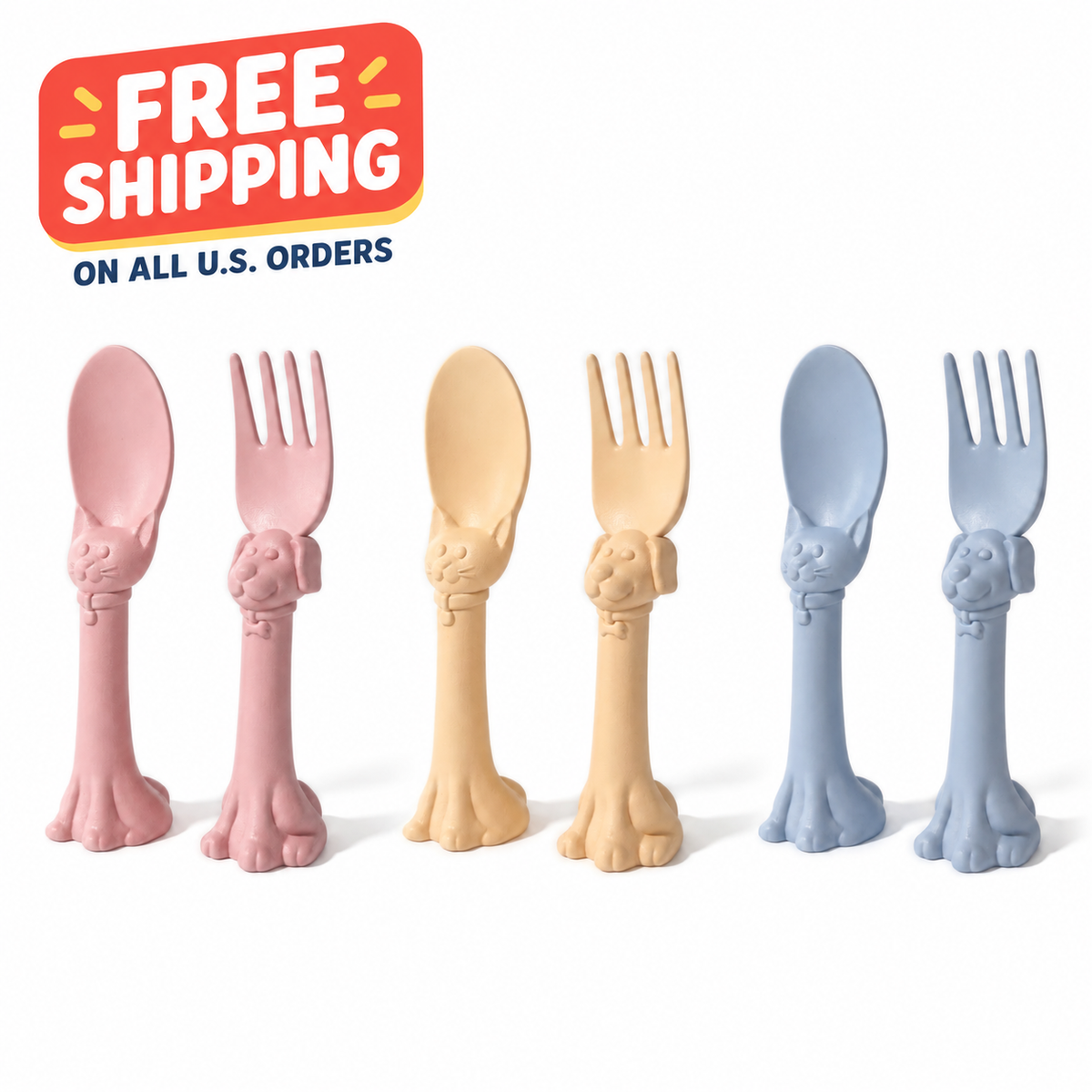 Spoon la la Toddler Utensils — 6 Pack-zoom-31