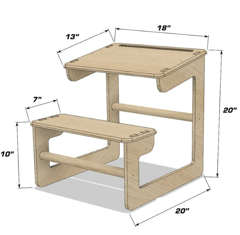 MARLIN | Montessori Desk-zoom-
