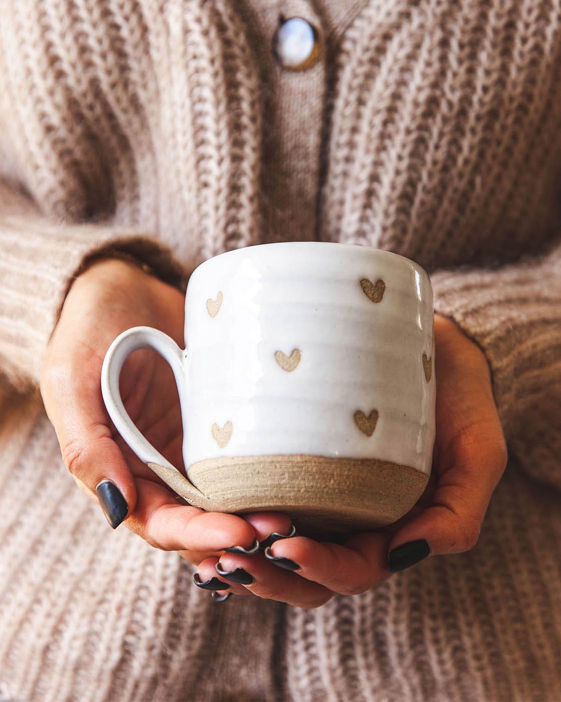 Confetti Heart Mug
