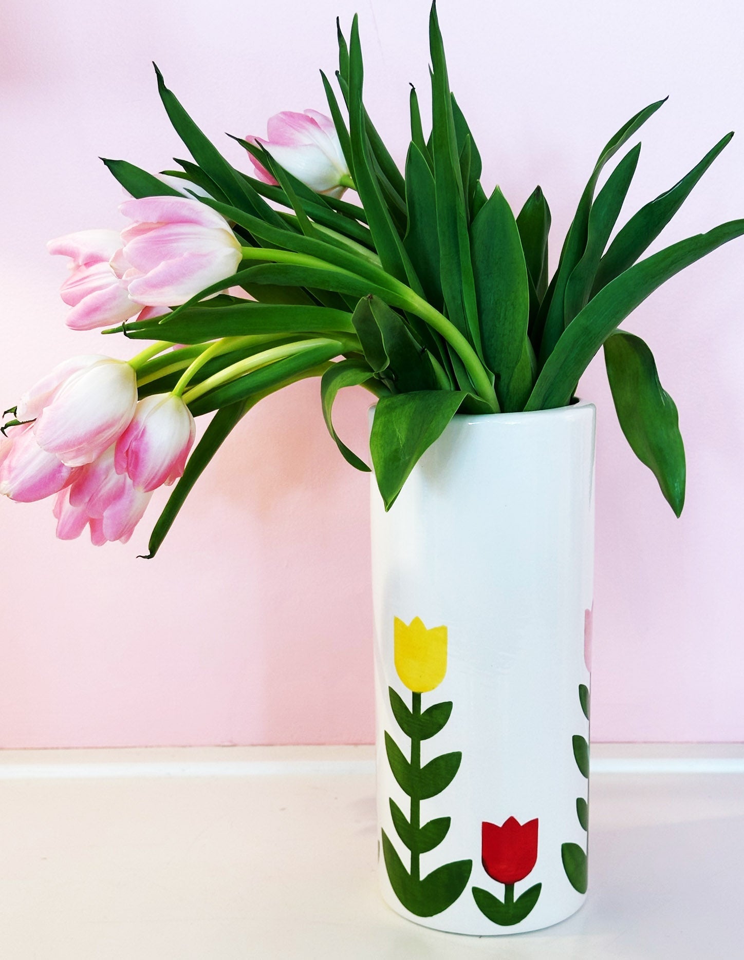 Tulip Fever Column Vase