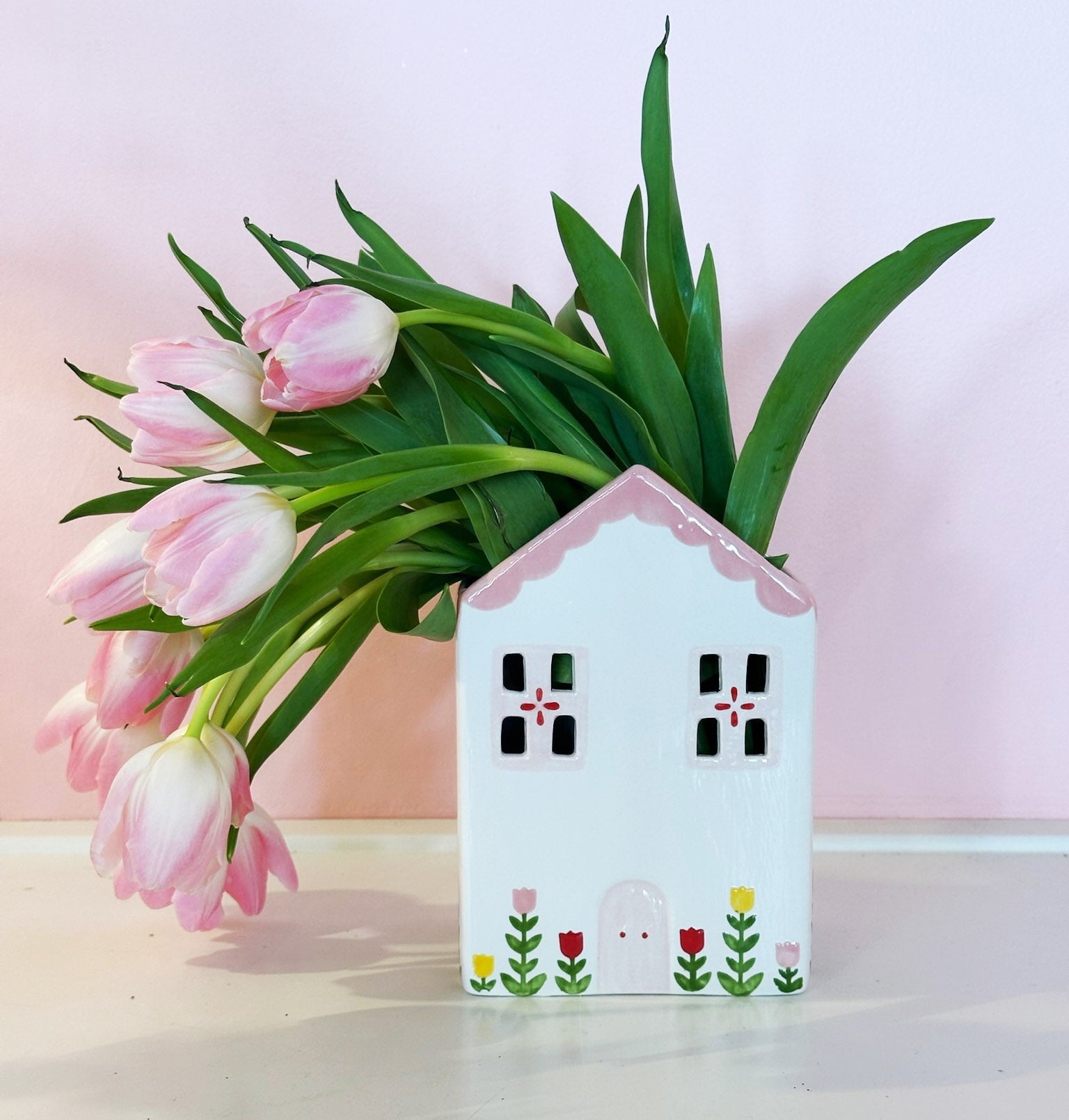Tulip Fever Scalloped House Vase/Container - Aware House
