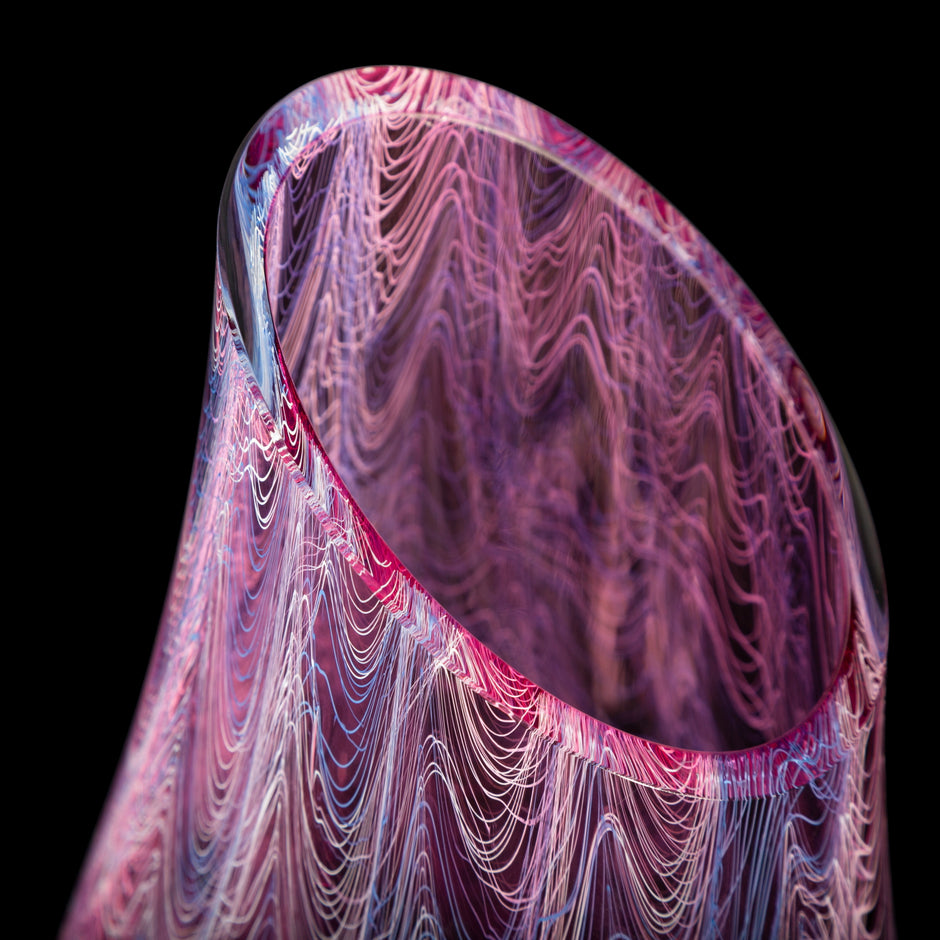 Gold Ruby and Amethyst Frequency Vessel Duo