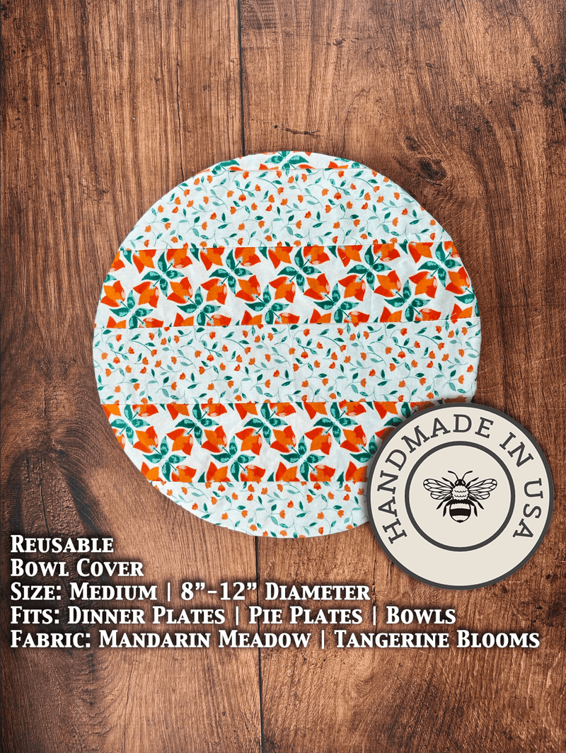 Medium Reusable Cotton Bowl & Banneton Cover | Eco-Friendly Kitchen Cover-zoom-