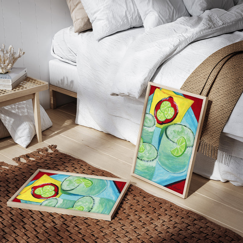 Spicy Margarita Cocktail Painting | Fine Art Print-zoom-