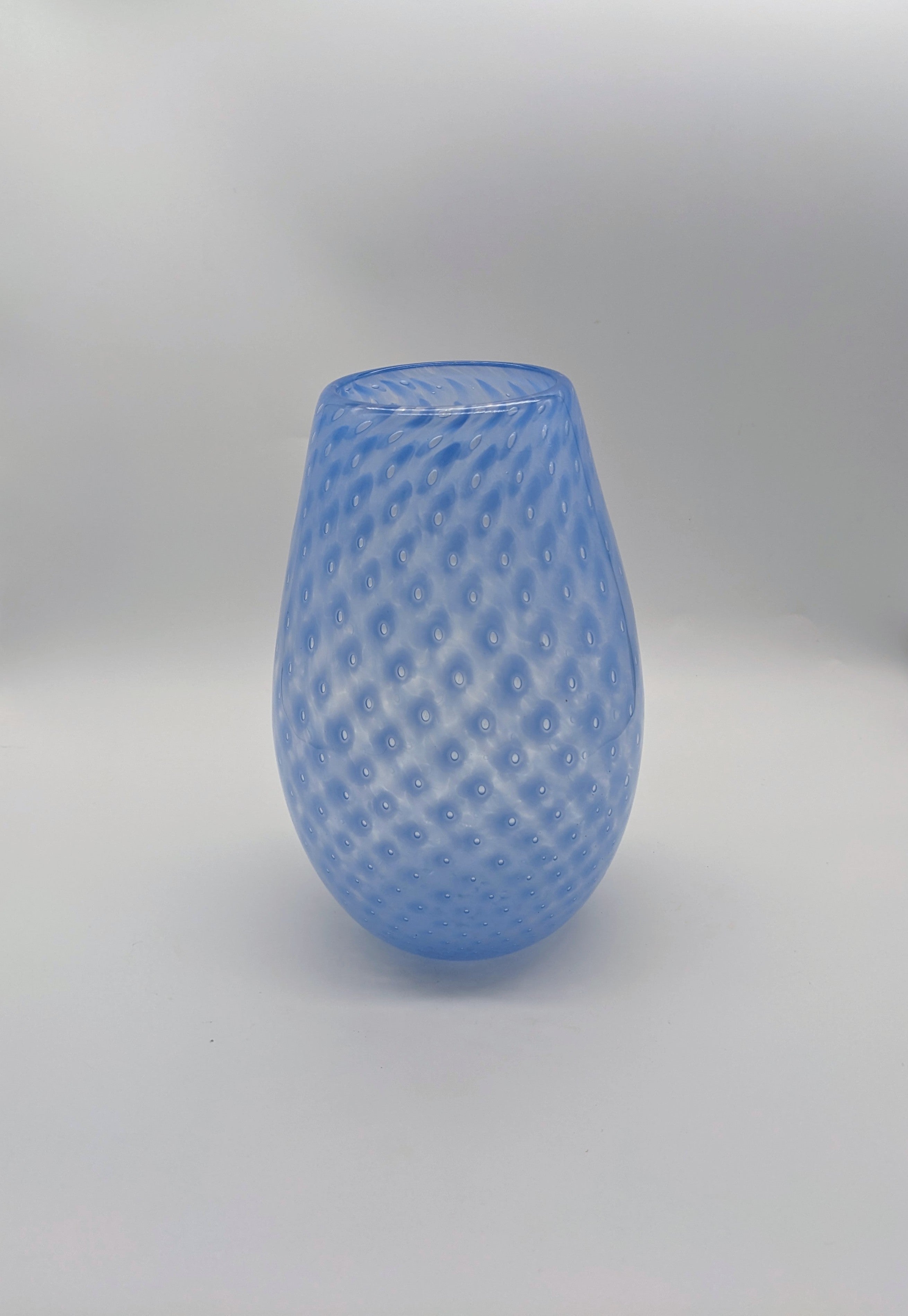 Marine Blue Bubble Trap Vase-zoom-3