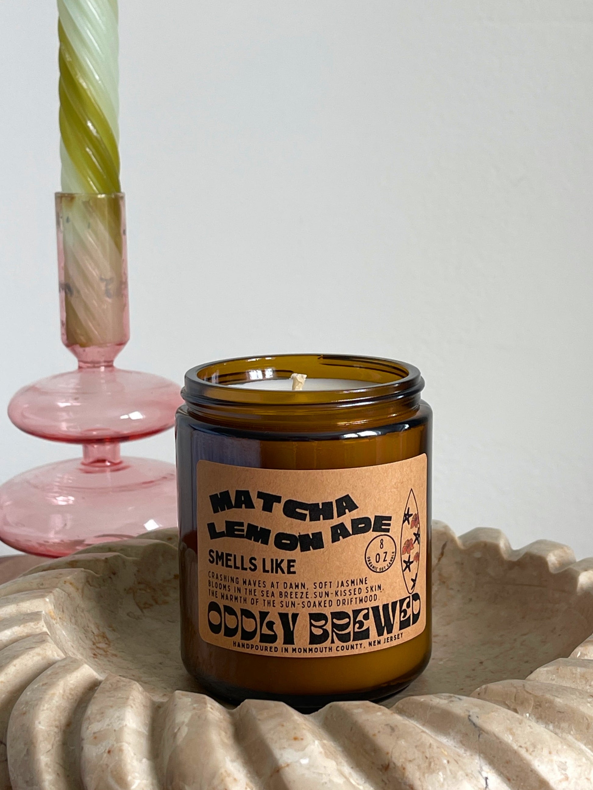 Matcha Lemonade Soy Candle-1