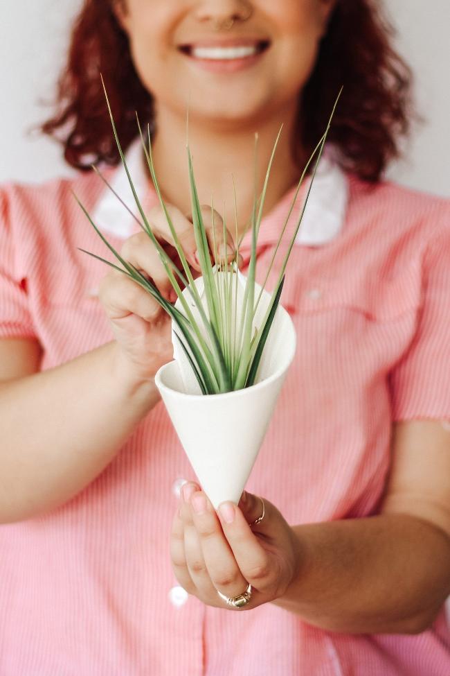 Medium Ceramic Wall Planter-3