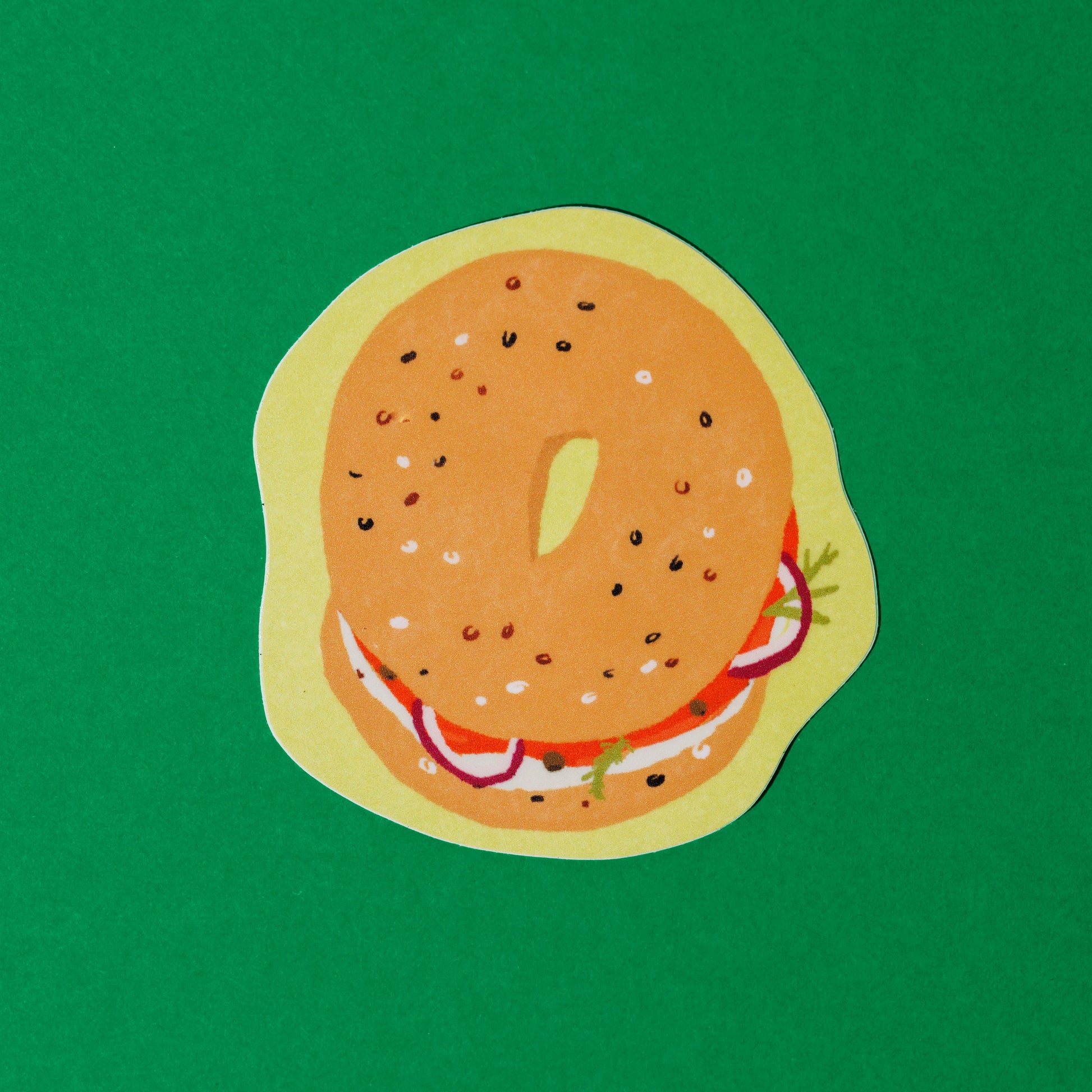 Lox Bagel Vinyl Sticker-1