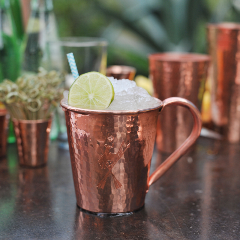 Solid Copper Mule Mug | 18 oz