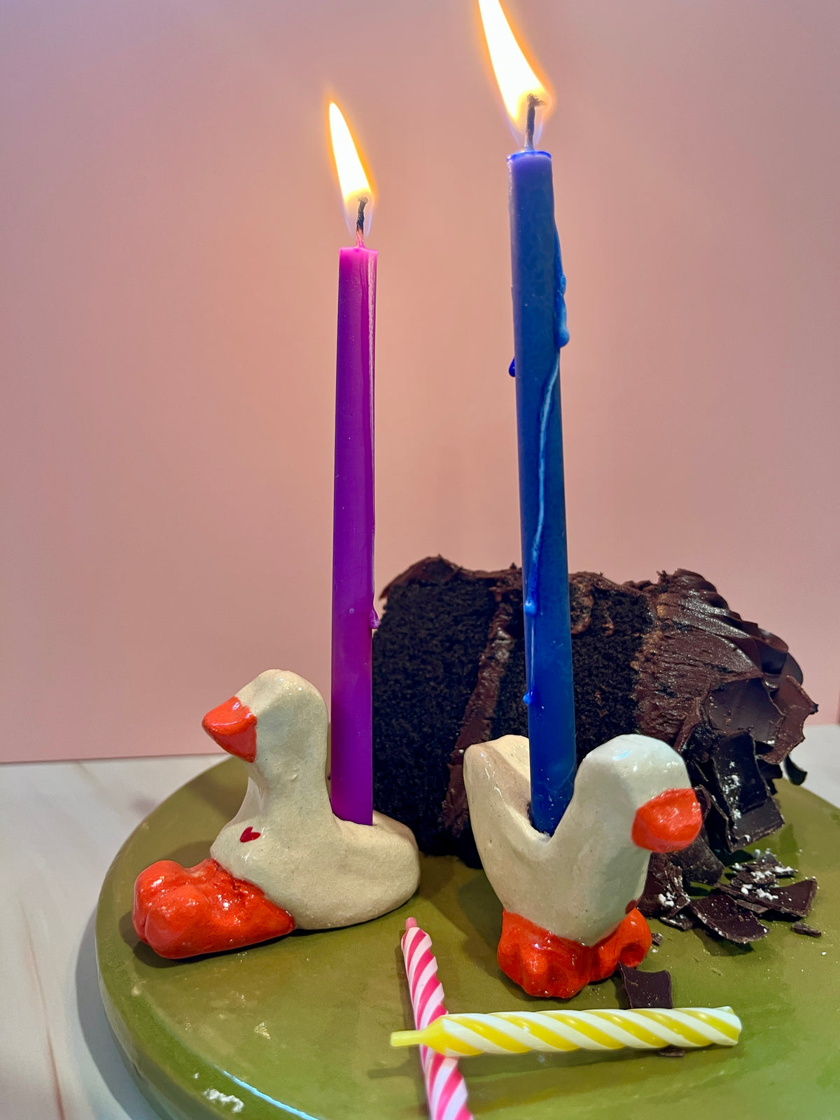 Mini Duck Birthday Candle Toppers-zoom-2