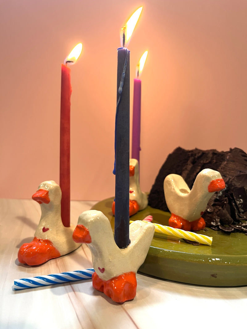Mini Duck Birthday Candle Toppers-zoom-