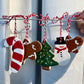 Mini Christmas Ornament Set of Five