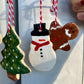 Mini Christmas Ornament Set of Five