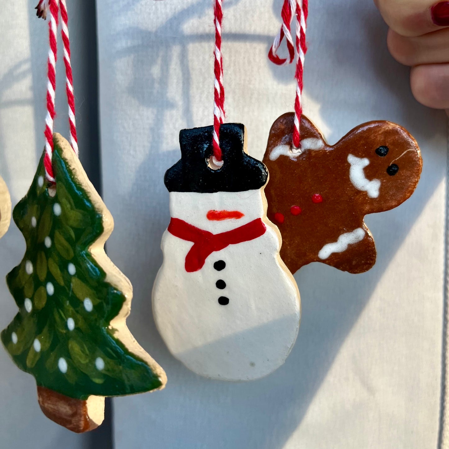 Mini Christmas Ornament Set of Five