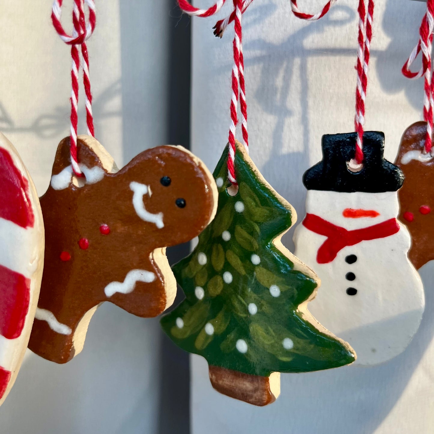 Mini Christmas Ornament Set of Five