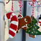 Mini Christmas Ornament Set of Five