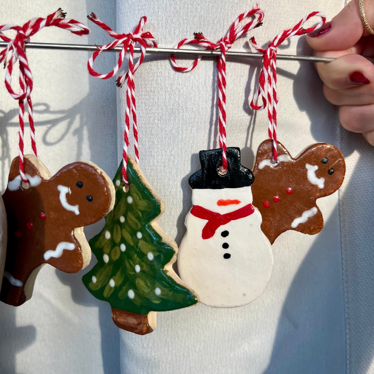 Mini Christmas Ornament Set of Five