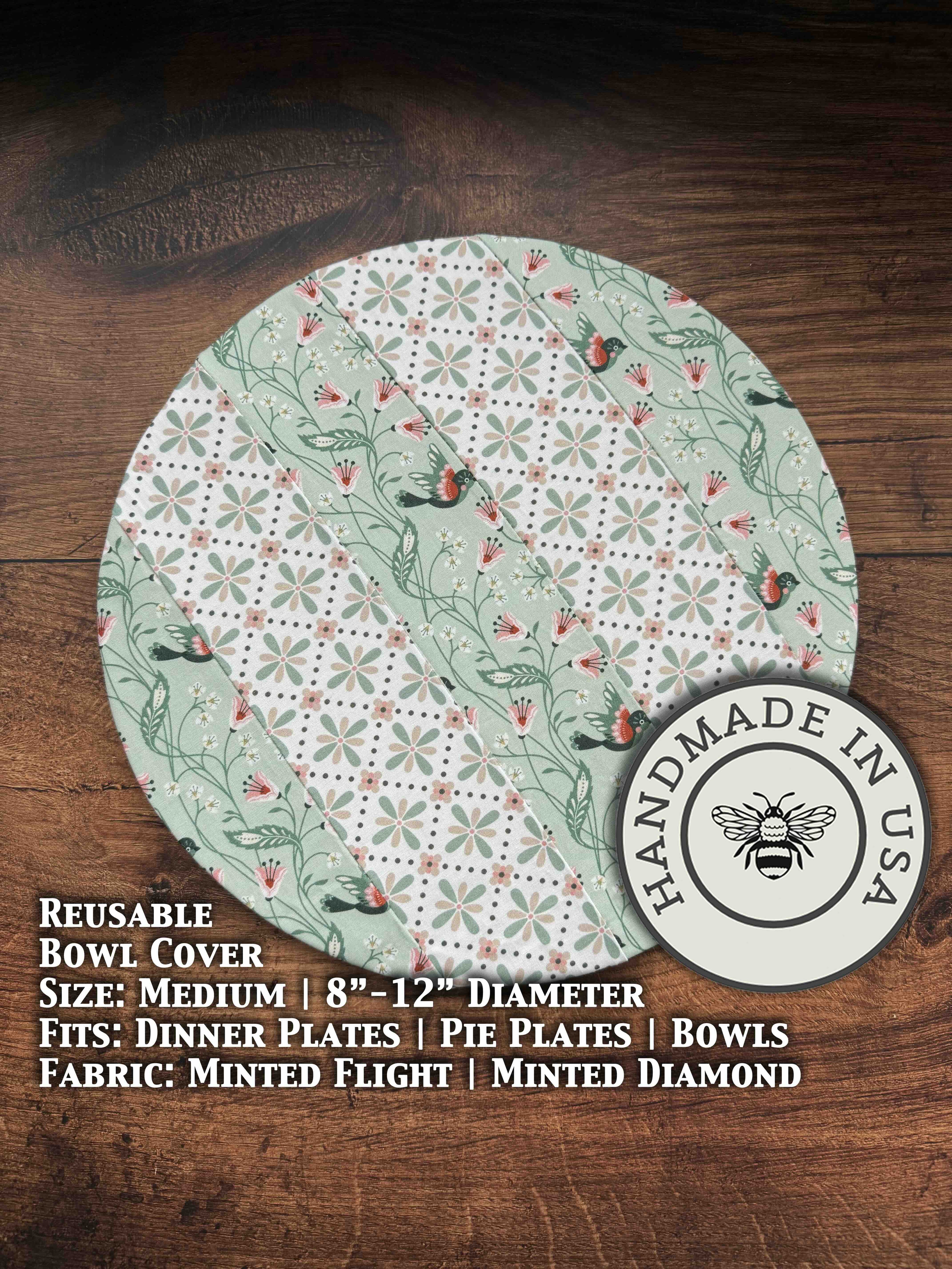 Medium Reusable Cotton Bowl & Banneton Cover | Eco-Friendly Kitchen Cover-zoom-15