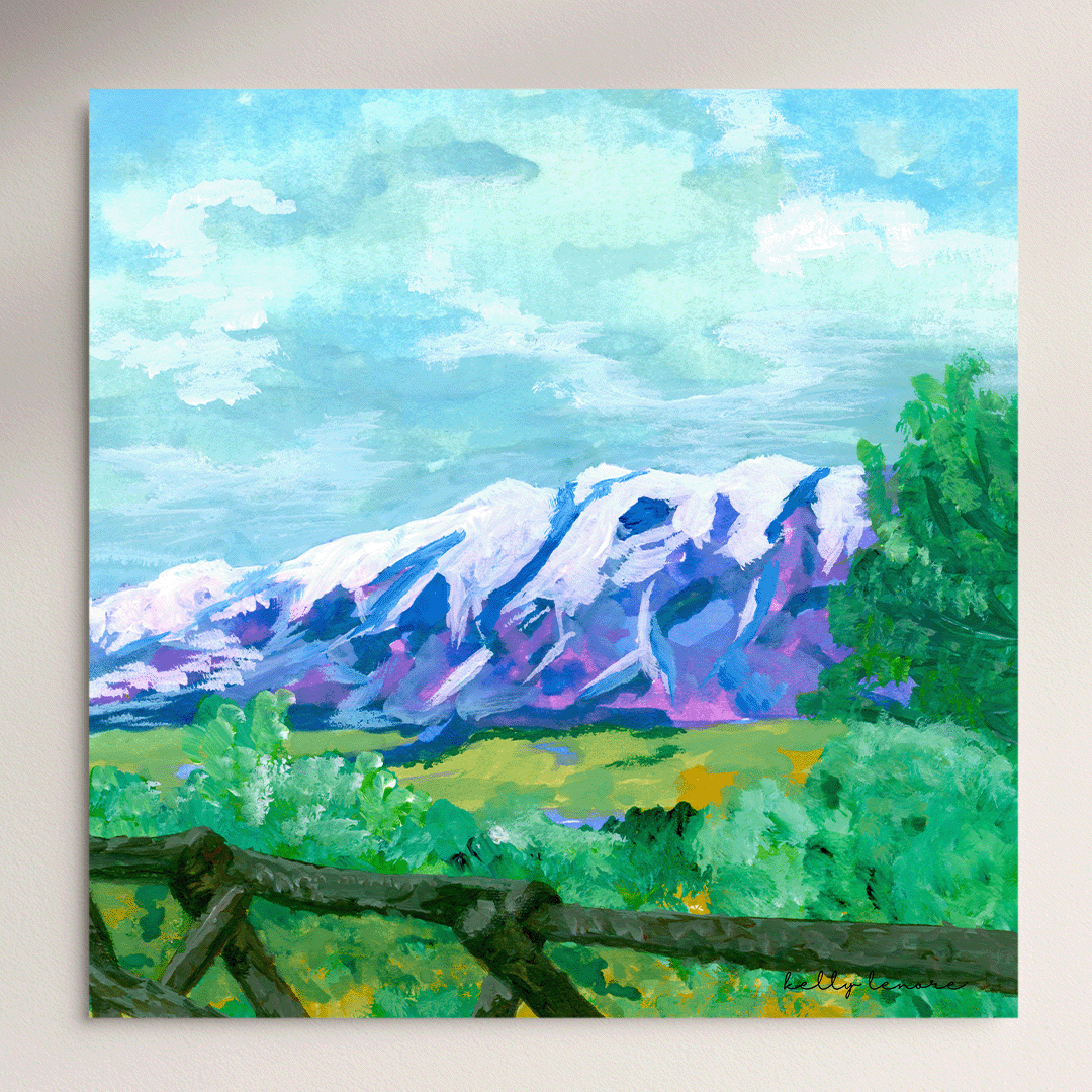 Colorado Mountains Painting | Fine Art Print