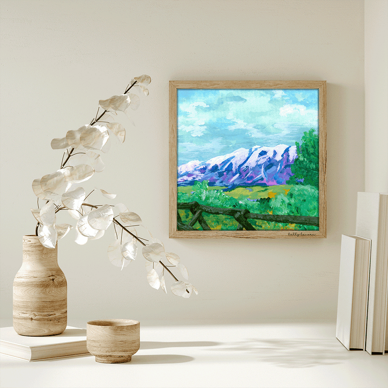Colorado Mountains Painting | Fine Art Print-zoom-
