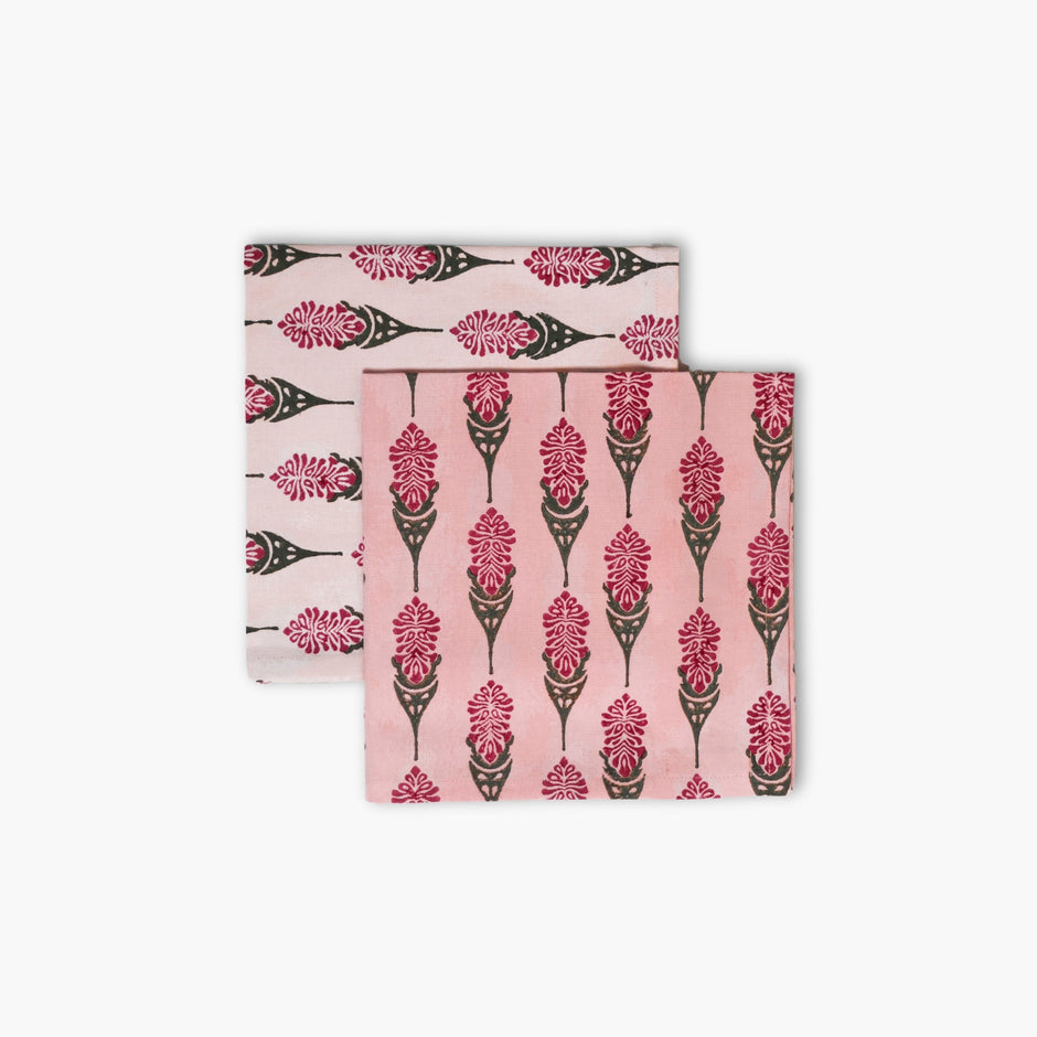 Bahaar Table Napkin – Pink (Set of 2)