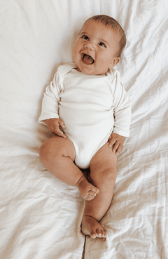 3 Pack - Organic Baby Bodysuit Long Sleeve - Aware House